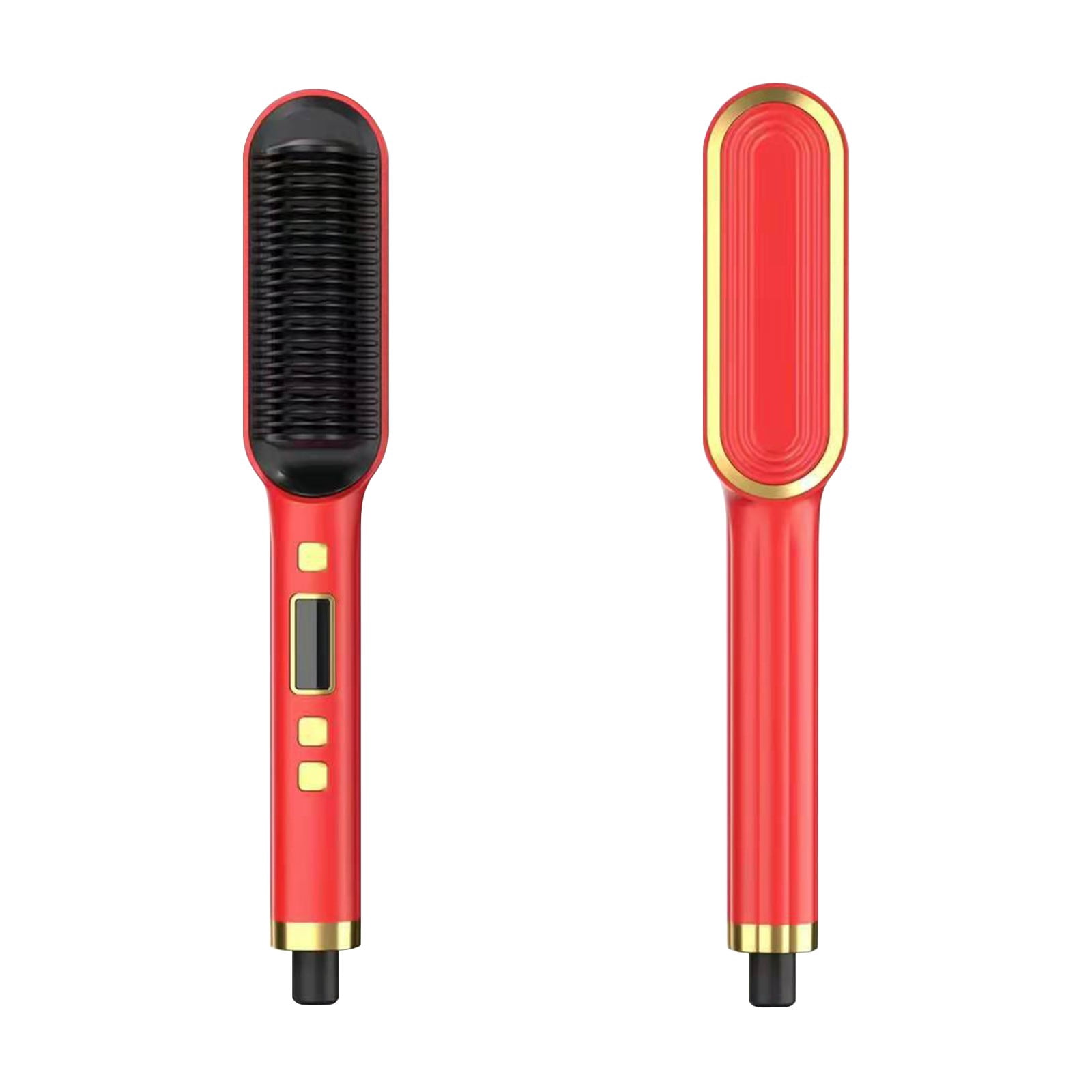 Yialzm Advanced Digital Ionic Hair Straightening Comb with Built in ...