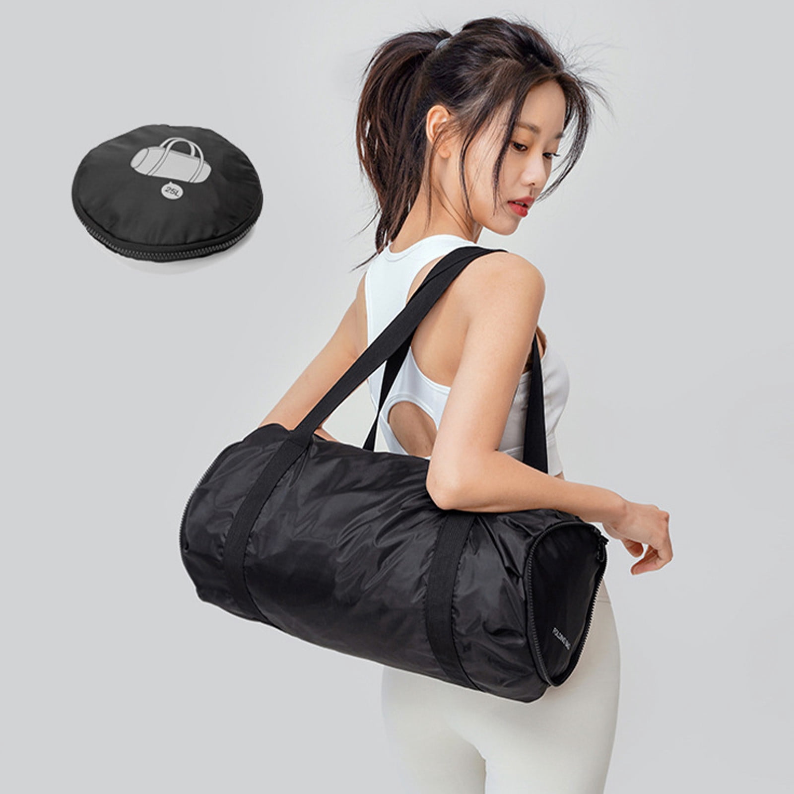 Yialzm Airplane Friendly Travel Duffel Bag for Women and Men Dry Wet ...