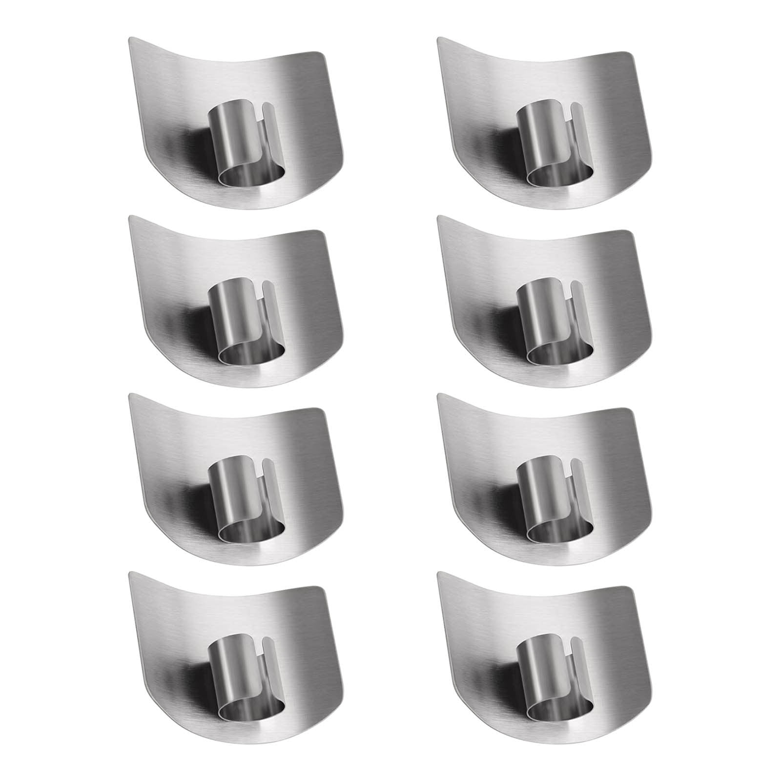 Yialzm Stainless Steel Finger Guard for Safe Kitchen Slicing,Ergonomic ...