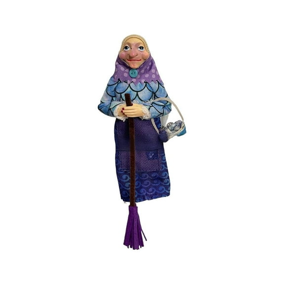 Yiasten Handmade Kitchen Witch Doll - Resin Figurine for Home Decor & Holiday Gift Display