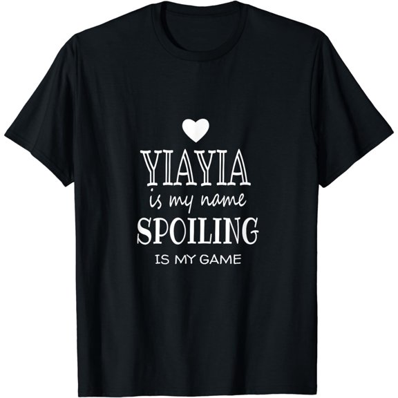 Yiayia Is My Name Yiayia Gifts for Greece Greek Grandma T-Shirt