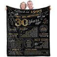 thumbnail image 1 of Yibo 10 Year Anniversary Blanket Gifts 10 Year Anniversary Wedding Gifts for Her Him 10th Anniversary Wedding Gifts for Couples Wife Back in 2013 Blanket, 1 of 7