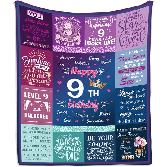 Yibo 11 Year Old Girl Gift Ideas Blanket Flannel Soft and Comfortable Anti-static Bed Sofa Blanket