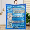 thumbnail image 1 of Yibo 13 Year Old Boy Gift Ideas Blanket Flannel Soft and Comfortable Anti-static Bed Sofa Blanket, 1 of 7