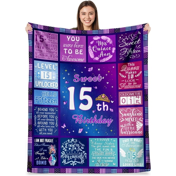 Yibo 13 Year Old Girl Birthday Gifts Blanket Flannel Soft and Comfortable Anti-static Bed Sofa Blanket