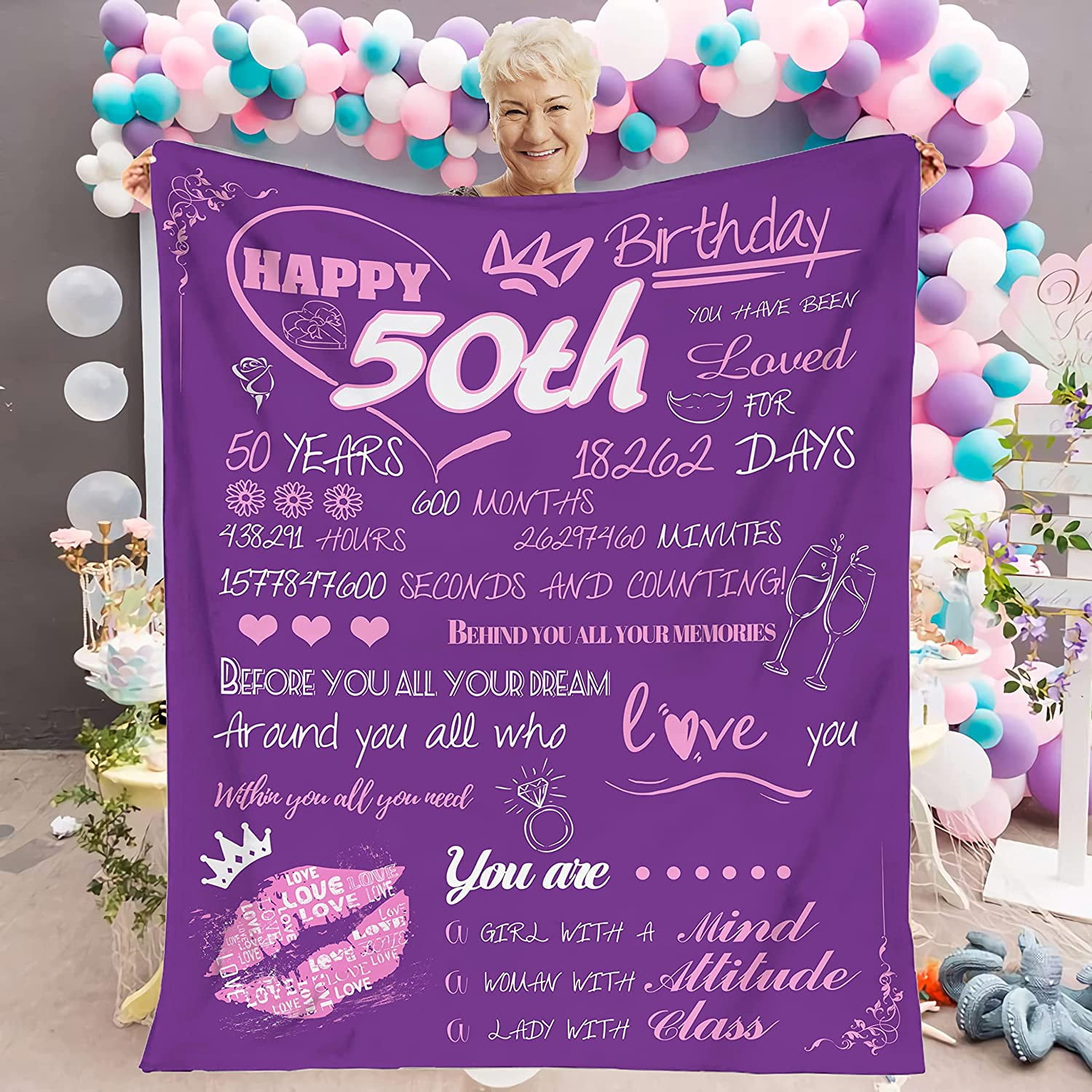 Yibo 15 Year Old Girl Gifts for Birthday Blanket 15th Birthday Gifts ...