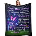 thumbnail image 1 of Yibo 12 Year Old Girl Gifts Blanket Flannel Soft and Comfortable Anti-static Bed Sofa Blanket, 1 of 7