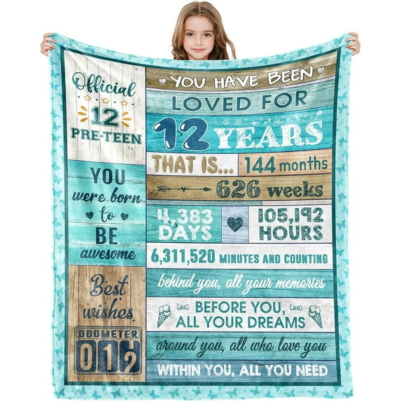 Yibo Birthday Gifts Blanket Flannel Soft and Comfortable Anti-static Bed Sofa Blanket