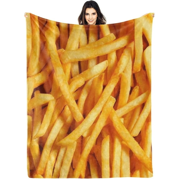 Yibo 3D Funny Realistic Food Blanket Flannel Soft and Comfortable Anti-static Bed Sofa Blanket