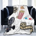 thumbnail image 1 of Yibo 3D Popcorn Film Blanket Flannel Soft and Comfortable Anti-static Bed Sofa Blanket, 1 of 5