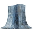 thumbnail image 1 of Yibo Abstract Contemporary Rustic Blanket Flannel Soft and Comfortable Anti-static Bed Sofa Blanket, 1 of 7