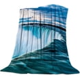 thumbnail image 1 of Yibo Abstract Contemporary Rustic Blanket Flannel Soft and Comfortable Anti-static Bed Sofa Blanket, 1 of 7