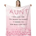 thumbnail image 1 of Yibo Aunt Gifts Throw Blanket Gifts for Aunt Aunt Gifts from Niece Nephew Auntie Gift Ideas Birthday Gifts for Aunt from Niece for My Aunt Blanket Best Aunt Ever Gifts, 1 of 9