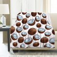 thumbnail image 1 of Yibo Banana, Fruit Vegetables Christmas Blanket, Ultral Soft Fleece Flannel Blanket for Girls and Boys, Foods Blanket Used for Bed, Couch, Sofa, Chairs Blanket for Pets/Toddler, 1 of 9