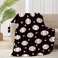 thumbnail image 1 of Yibo Baseball Blanket Flannel Soft and Comfortable Anti-static Bed Sofa Blanket, 1 of 7