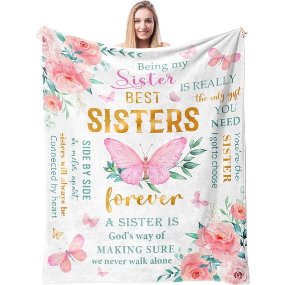 Yibo Best Friend Birthday Gifts Blanket Flannel Soft and Comfortable Anti-static Bed Sofa Blanket