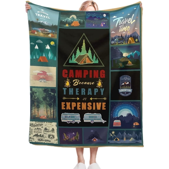 Yibo Big Foot Sasquatch Gifts Blanket Flannel Soft and Comfortable Anti-static Bed Sofa Blanket