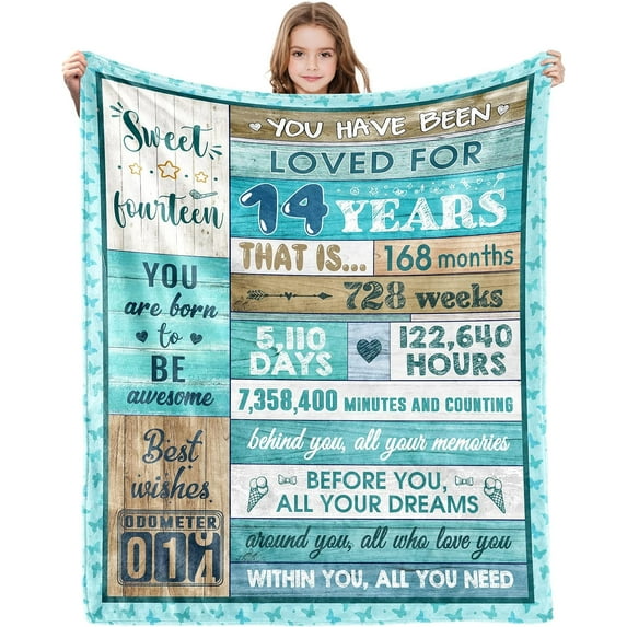 Yibo Birthday Gifts Blanket Flannel Soft and Comfortable Anti-static Bed Sofa Blanket