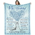 thumbnail image 1 of Yibo Birthday Gifts for 13 Year Old Girls 13th Birthday Decorations for Girls Daughter Granddaughter Sister 13 Year Old Girl Gifts Ideas for 13 + Year Old Girl Blanket, 1 of 7