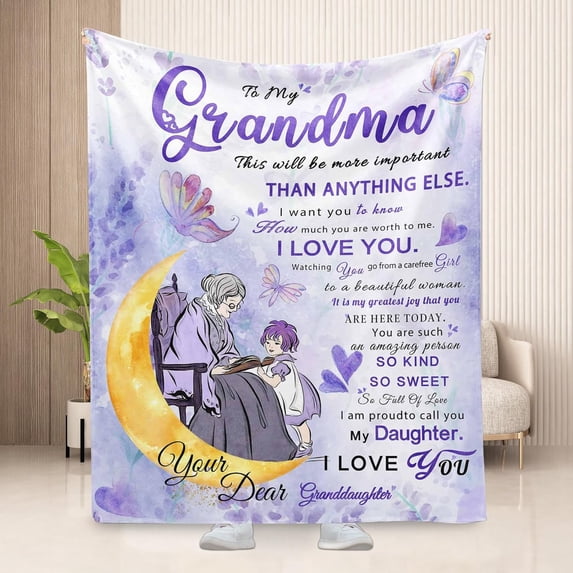 Yibo Birthday Gifts for Daughter Blanket Flannel Soft and Comfortable Anti-static Bed Sofa Blanket