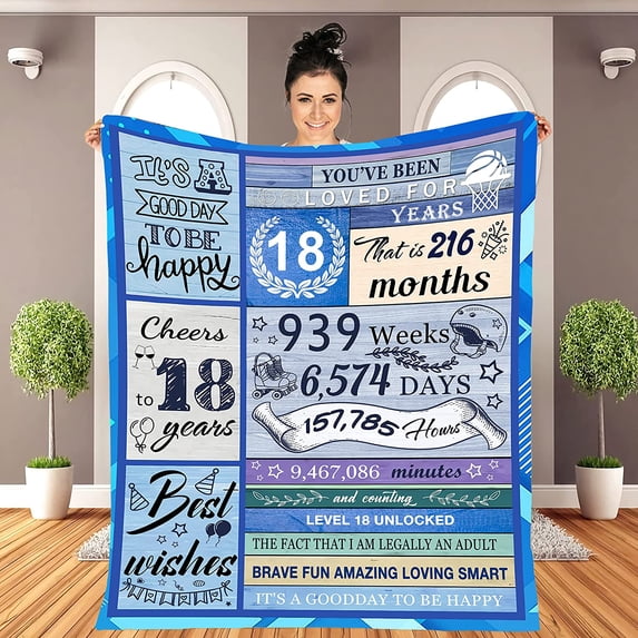 Yibo Blanket Gifts for 21 Year Old Girls Soft Blanket Birthday Gift for Her Love Fleece Throws Blankets 21th Birthday Blanket for 21 Year Old Female Women Warm Throw Blankets