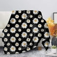 thumbnail image 1 of Yibo Blue Butterfly Pattern Blanket Flannel Soft and Comfortable Anti-static Bed Sofa Blanket, 1 of 4