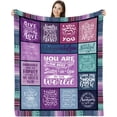 thumbnail image 1 of Yibo Bonus Daughter Gifts Blanket Flannel Soft and Comfortable Anti-static Bed Sofa Blanket, 1 of 7