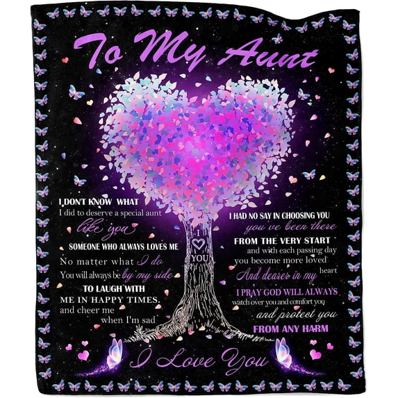 Yibo Goddaughter Gifts from Godmother Blanket Flannel Soft and Comfortable Anti-static Bed Sofa Blanket