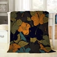 thumbnail image 1 of Yibo Brown Sloth Blanket Flannel Soft and Comfortable Anti-static Bed Sofa Blanket, 1 of 7