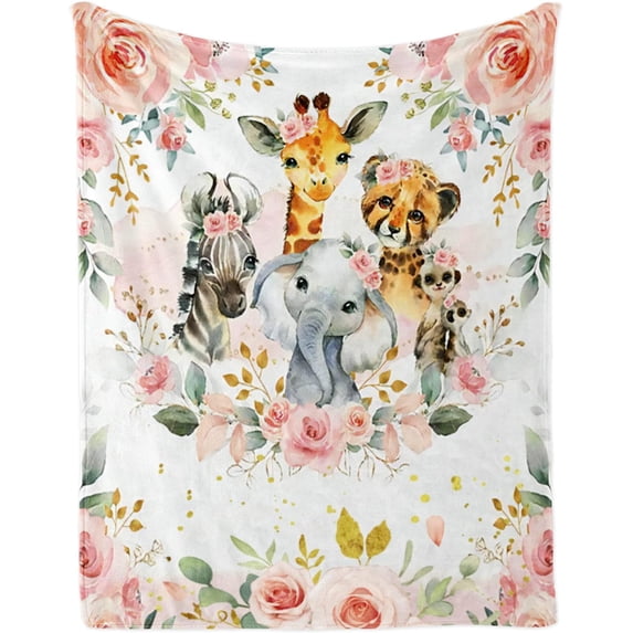 Yibo Butterfly Gift for Kids Blanket Flannel Soft and Comfortable Anti-static Bed Sofa Blanket