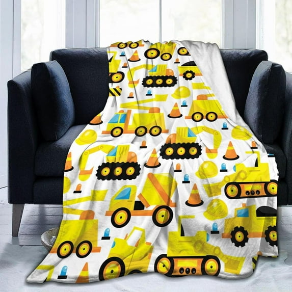 Yibo Cartoon Car Blanket Flannel Soft and Comfortable Anti-static Bed Sofa Blanket