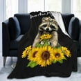 thumbnail image 1 of Yibo Cartoon Frog Blanket Flannel Soft and Comfortable Anti-static Bed Sofa Blanket, 1 of 4