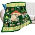 thumbnail image 1 of Yibo Cattle Animal Print Blanket Flannel Soft and Comfortable Anti-static Bed Sofa Blanket, 1 of 9