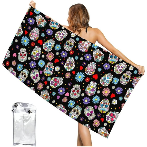 Yibo Cheetah Print Leopard, Bath Towel, Thin Lightweight Multipurpose Women Pool Bath Towel for Yoga Swim Spa