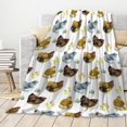 thumbnail image 1 of Yibo Chickens Blanket Just A Girl Who Loves Chickens Blanket Ultra Soft Farm Lover Blanket for Couch Bed Sofa Gift for Chickens Lovers for All Seasons Chickens Decor for Girls, 1 of 7