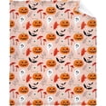 thumbnail image 1 of Yibo Christmas Xmas Dog Pug Cute Funny Blanket Flannel Soft and Comfortable Anti-static Bed Sofa Blanket, 1 of 7