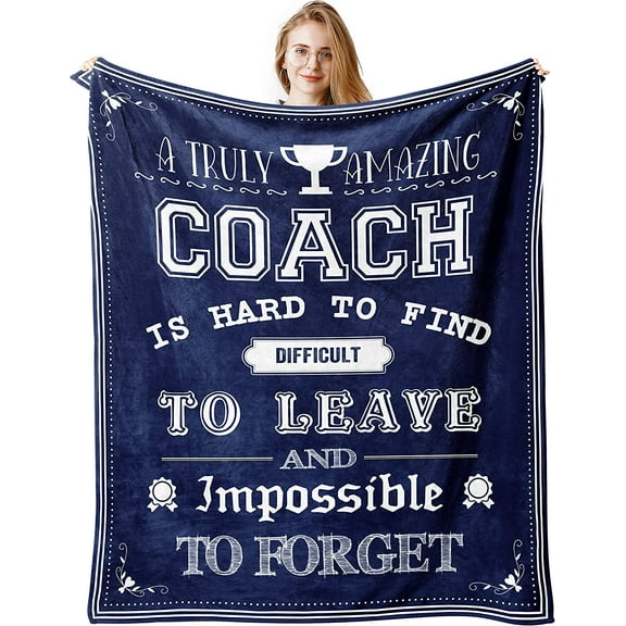 Yibo Coach Gifts Blanket Flannel Soft and Comfortable Anti-static Bed Sofa Blanket