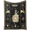 thumbnail image 1 of Yibo Constellation Blanket Astrology Sign Blanket Witchy Room Decor Soft Blanket Birthday for Women Men, 1 of 7