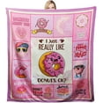 thumbnail image 1 of Yibo Cookies Blanket Flannel Soft and Comfortable Anti-static Bed Sofa Blanket, 1 of 7