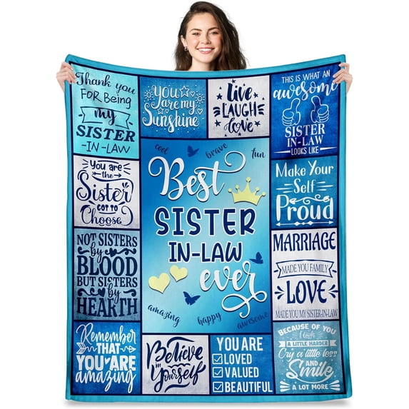 Yibo Cousin Gifts for Women Best Cousin Gifts for Girls Birthday Gifts for Cousins Female Cousins Make The Best Friends to My Favorite Sister Cousin Blanket