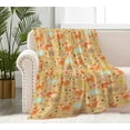 thumbnail image 1 of Yibo Cow Print Blanket Flannel Soft and Comfortable Anti-static Bed Sofa Blanket, 1 of 6