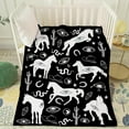 thumbnail image 1 of Yibo Cow Print Gifts Blanket Flannel Soft and Comfortable Anti-static Bed Sofa Blanket, 1 of 9