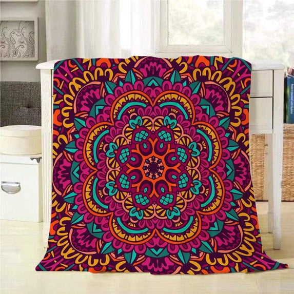 Yibo Cute Cartoon Llama Blanket Flannel Soft and Comfortable Anti-static Bed Sofa Blanket