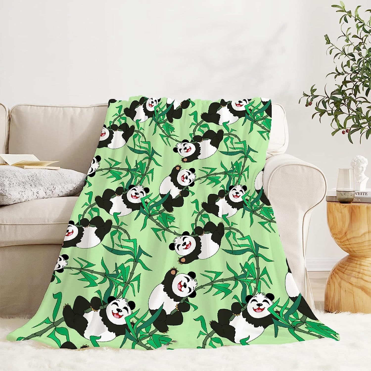 Yibo Cute Dinosaur, Tropic Leaves Flower Christmas Blanket Gift, Ultral