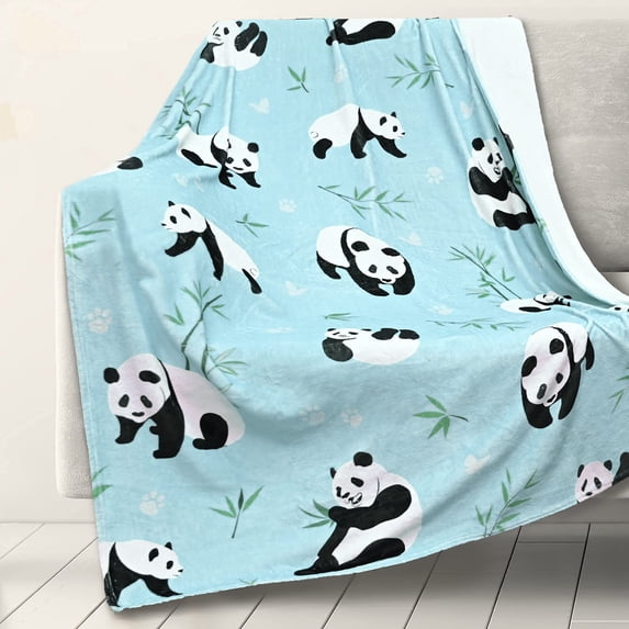 Yibo Cute Fox Blanket Flannel Soft and Comfortable Anti-static Bed Sofa Blanket
