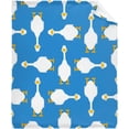 thumbnail image 1 of Yibo Cute Goose Blanket Throw Super Soft, Plush, Luxury Flannel Throw for Bed, Sofa, Couch, Travel, Camping for Teens, 1 of 8