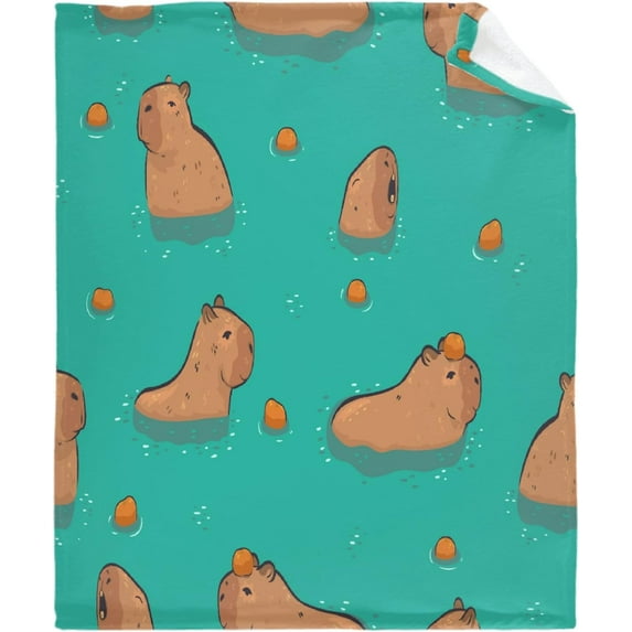 Yibo Cute Goose Blanket Throw Super Soft, Plush, Luxury Flannel Throw for Bed, Sofa, Couch, Travel, Camping for Teens