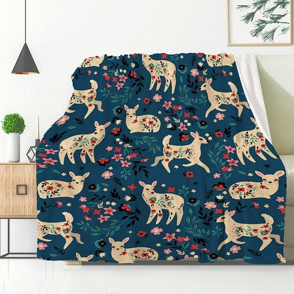 Yibo Cute Hedgehog Blanket Flannel Soft and Comfortable Anti-static Bed Sofa Blanket