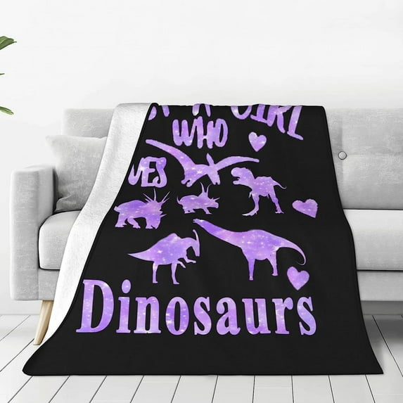 Yibo Cute Horses Blanket Flannel Soft and Comfortable Anti-static Bed Sofa Blanket