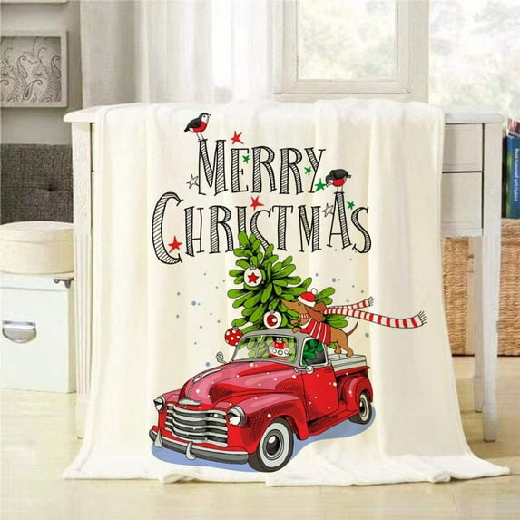 Yibo Cute Watercolor Hot Air Balloons Pattern Blanket Flannel Soft and Comfortable Anti-static Bed Sofa Blanket